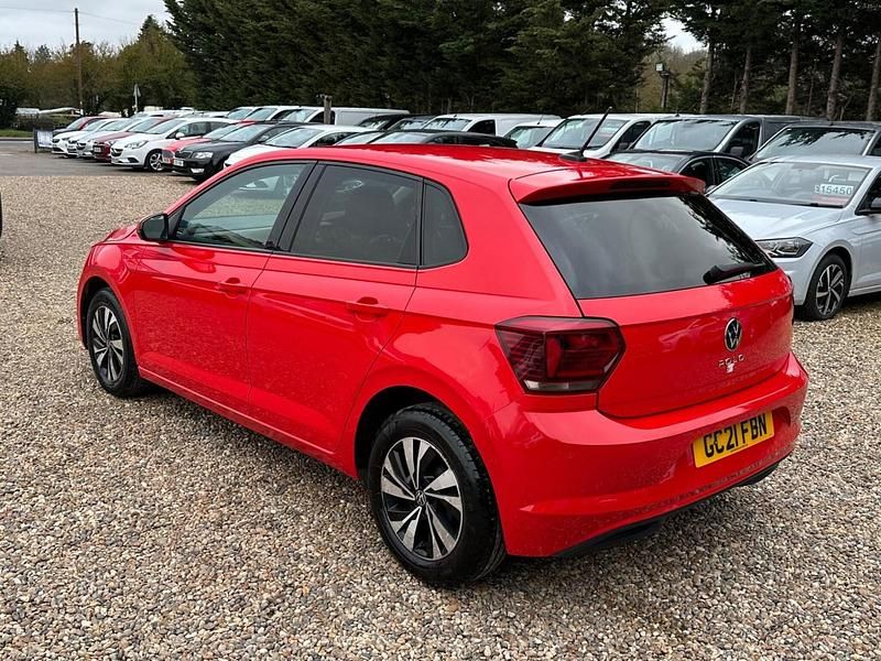 Used VW Polo Match 95 HP (69 kW) 2021 Red Hatchback