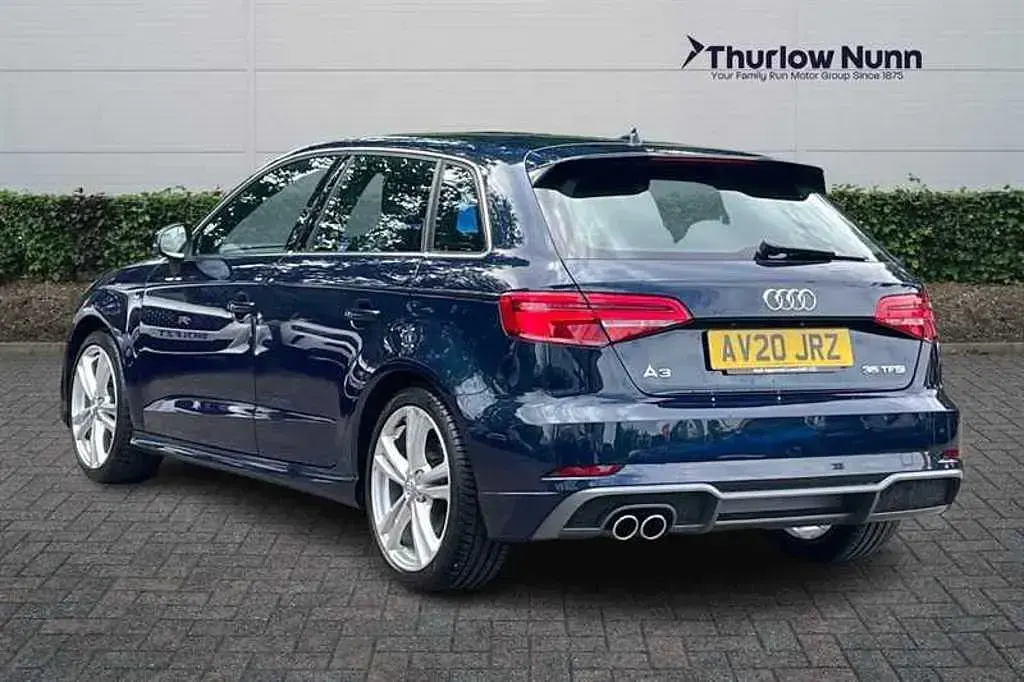 Used Audi A3 Sportback S-Line 150 HP (110 kW) 2019 Blue Hatchback