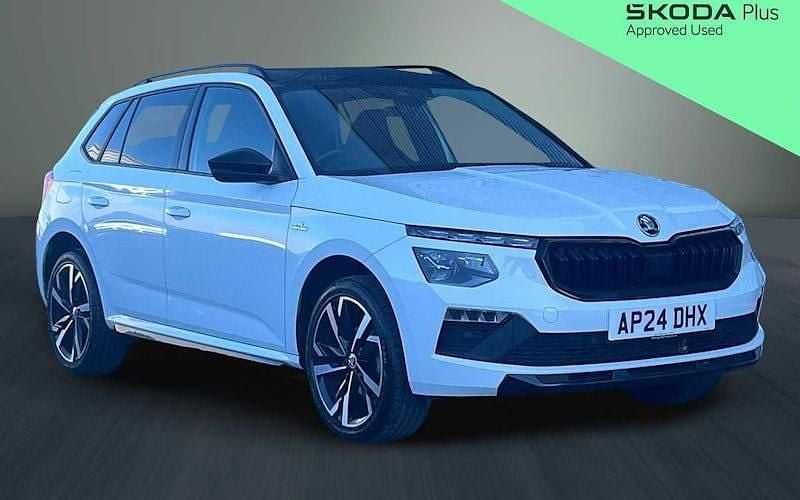 Used Skoda Kamiq Monte Carlo 116 HP (85 kW) 2024 Moon white SUV