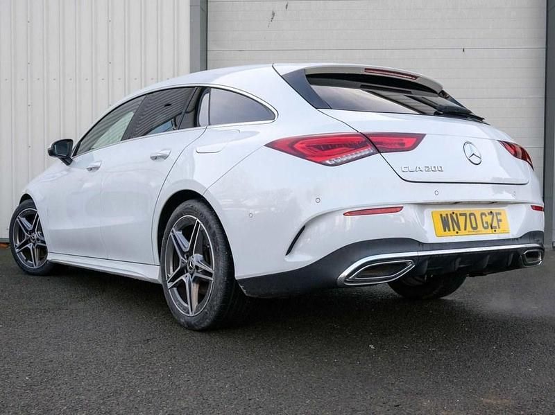 Used Mercedes CLA200 Shooting Brake AMG line 163 HP (119 kW) 2020 White Estate