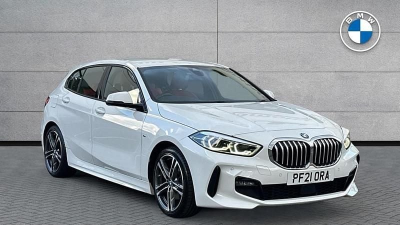 White Used 2021 BMW 118 M Sport Hatchback | £19,611 (Fair price) - Image 1/4