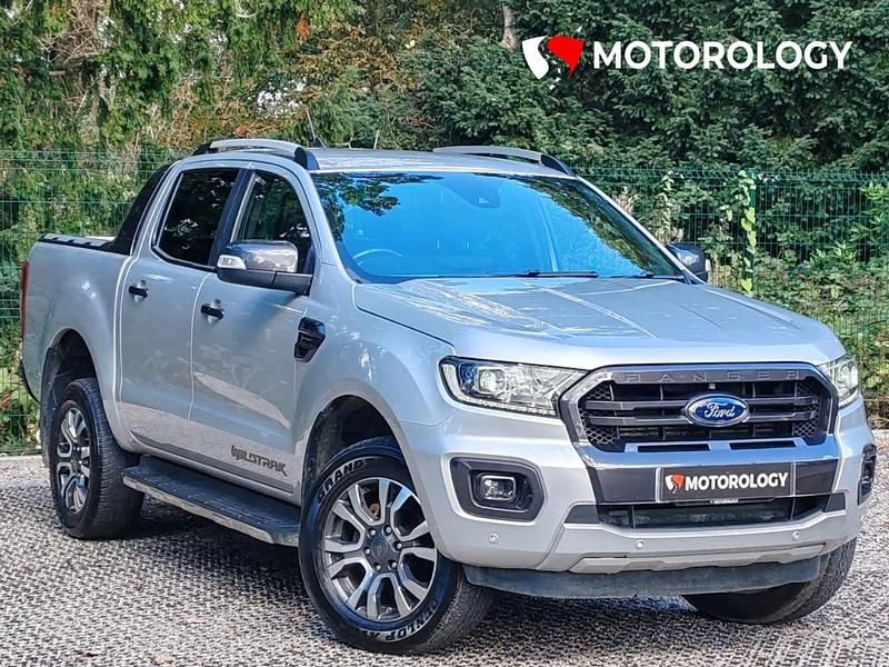 Silver Used 2021 Ford Ranger Wildtrack Pickup | £18,995 (Fair price) - Image 1/4
