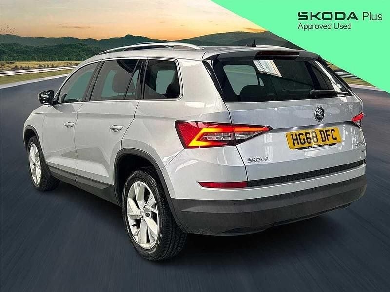 Used Skoda Kodiaq 110 HP (80 kW) 2018 Brilliant silver metallic SUV