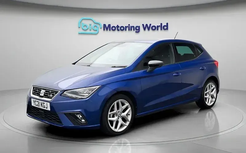 Used Seat Ibiza FR 95 HP (69 kW) 2021 Blue Hatchback