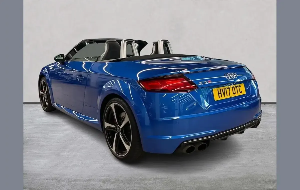 Used Audi TTS Black Edition 306 HP (225 kW) 2017 Blue Cabriolet