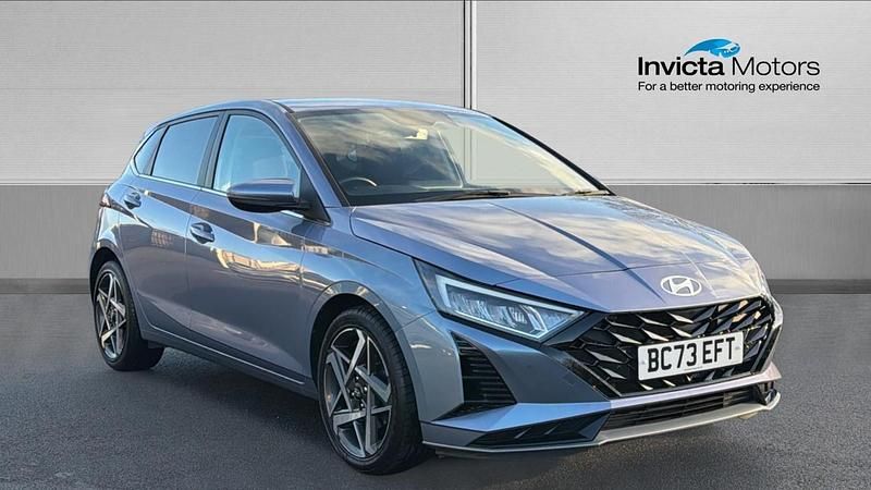 Blue Used 2024 Hyundai i20 Premium Hatchback | £13,750 (Super price) - Image 1/4