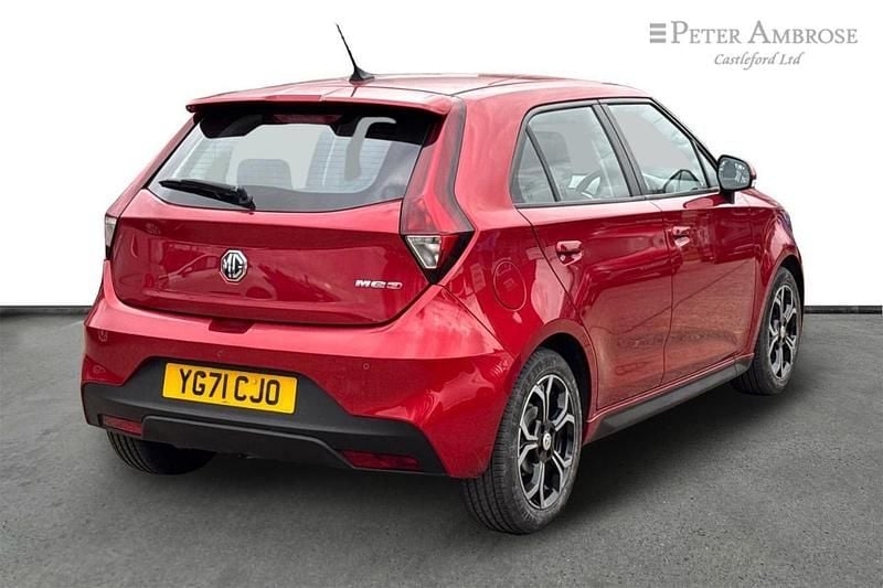 Used MG MG3 Excite 105 HP (77 kW) 2021 Red Hatchback