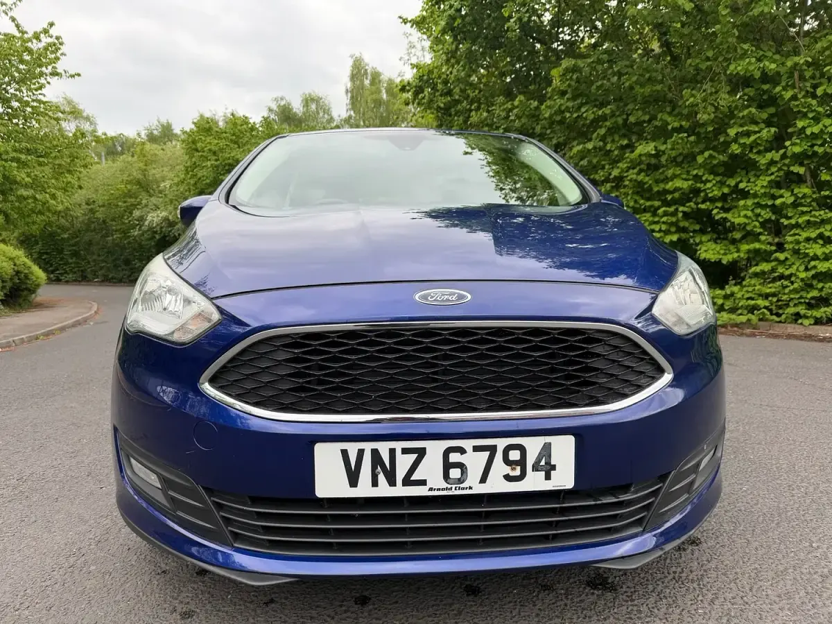 Käytetty Ford C-MAX Zetec 125 HP (91 kW) 2016 Sininen Tila-auto