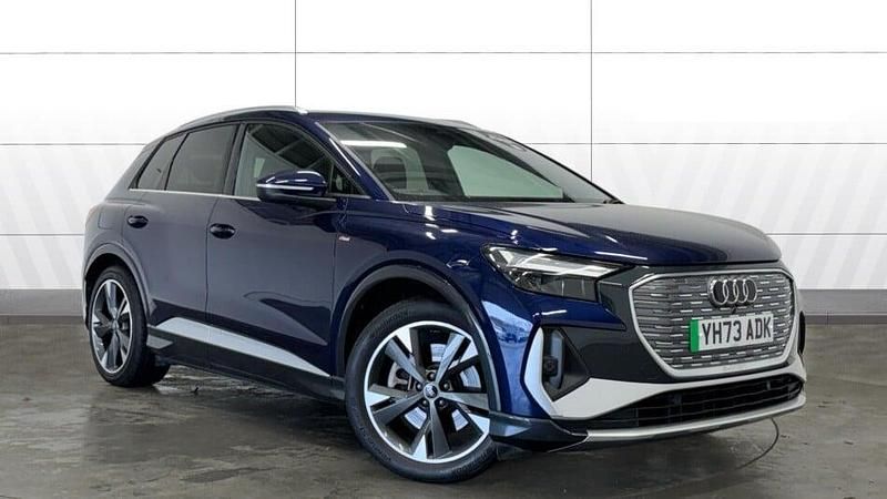 Used Audi Q4 e-tron S-Line 150 kW (204 HP) 2023 Blue SUV