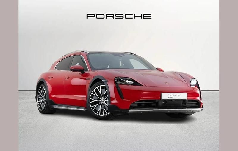 Red Used 2023 Porsche Taycan Cross Turismo Estate | £64,995 (Fair price) - Image 1/4