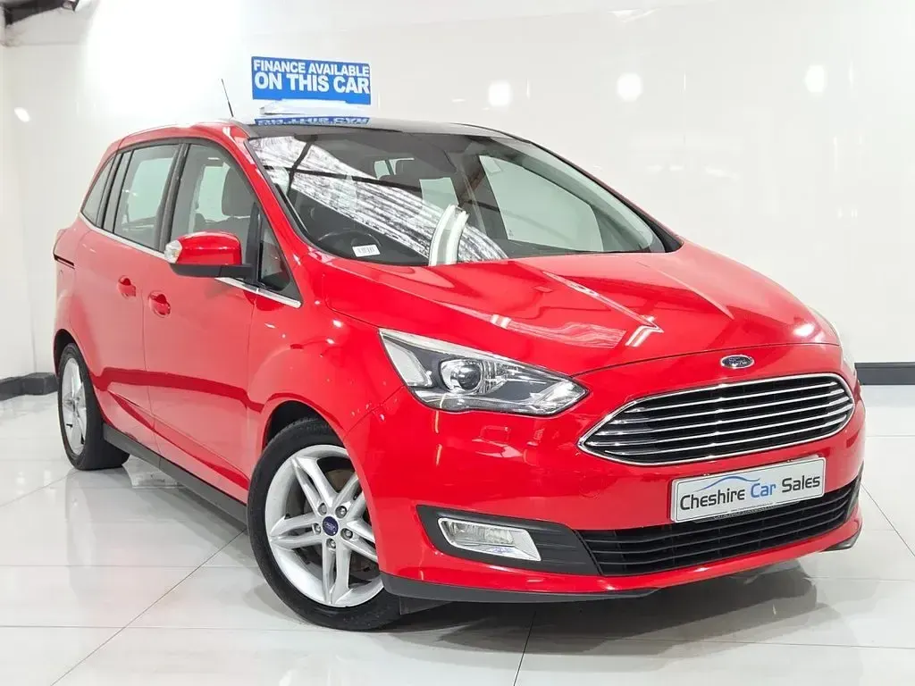Begagnad Ford Grand C-Max Titanium X 125 HK (91 kW) 2015 Röd Minibuss