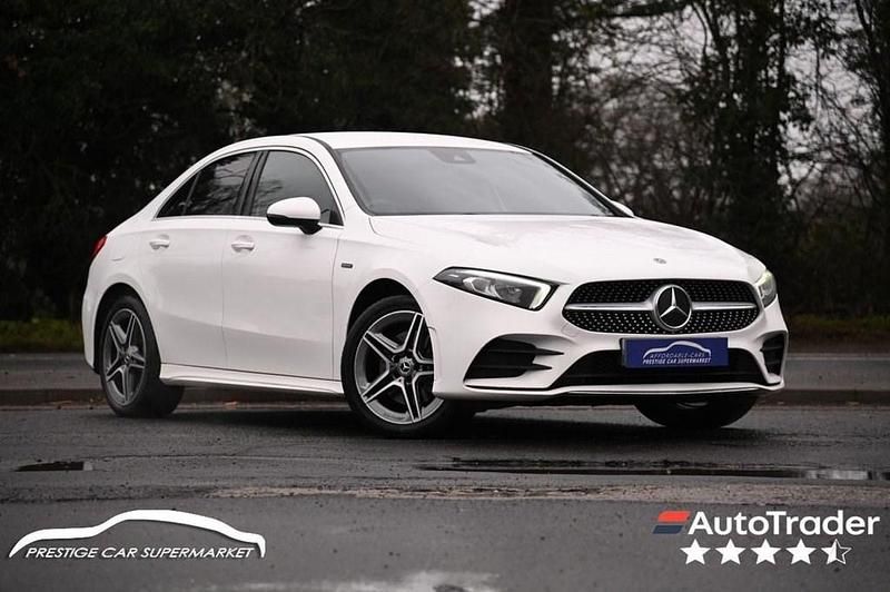 White Used 2020 Mercedes A250 AMG line Sedan | £15,699 (Fair price) - Image 1/4