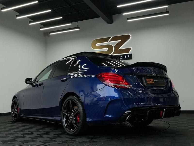 Used Mercedes C200 AMG line 2018 Blue Sedan