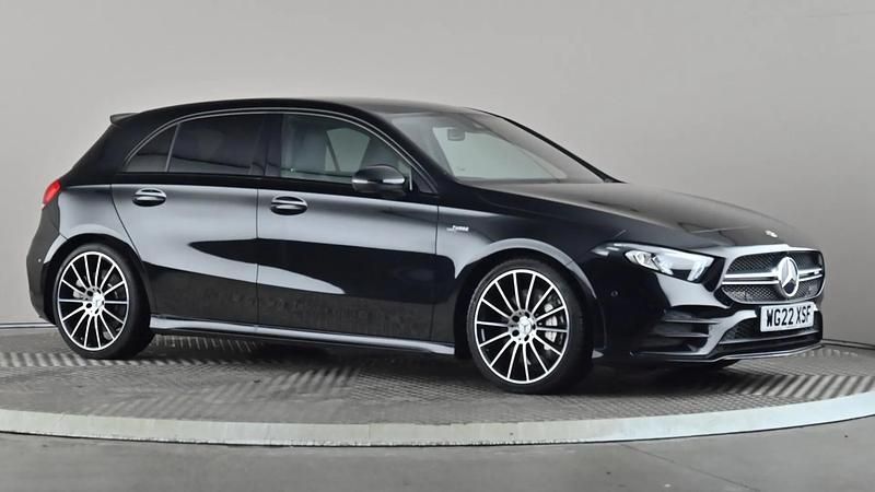 Black Used 2022 Mercedes A35 AMG Executive Hatchback | £25,977 (Fair price) - Image 1/4