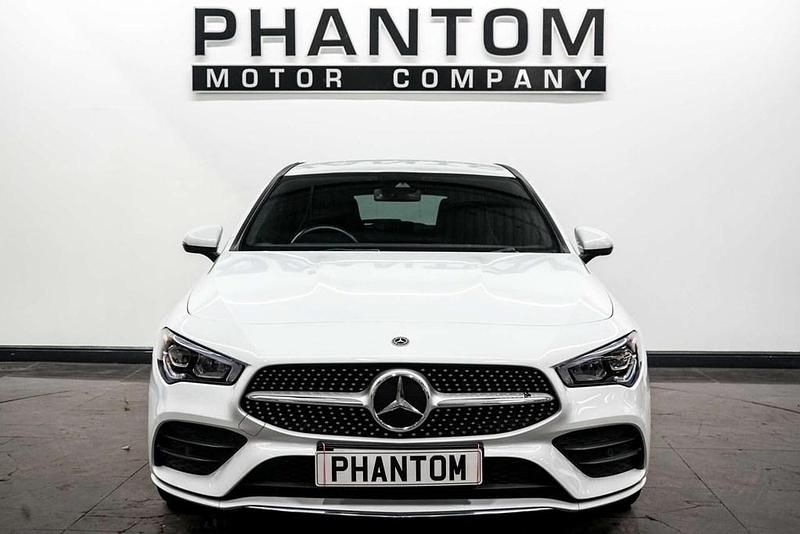 Used Mercedes CLA200 AMG line 2022 White Estate