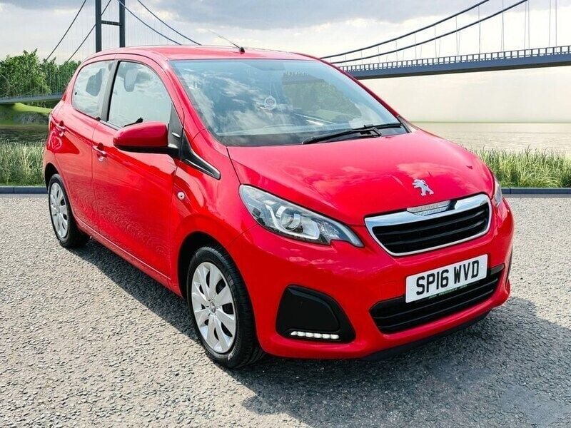 Red Used 2016 Peugeot 108 Active Hatchback | £4,490 (Fair price) - Image 1/4