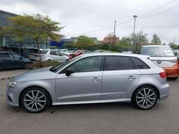 Used Audi A3 Black Edition 115 HP (84 kW) 2018 Silver Sedan