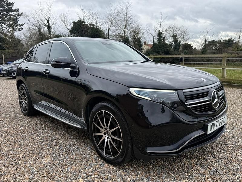 Used Mercedes EQC400 AMG line 300 kW (408 HP) 2021 Black SUV