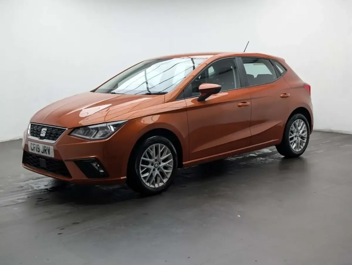 Begagnad Seat Ibiza SE Technology 80 HK (58 kW) 2019 Orange Halvkombi