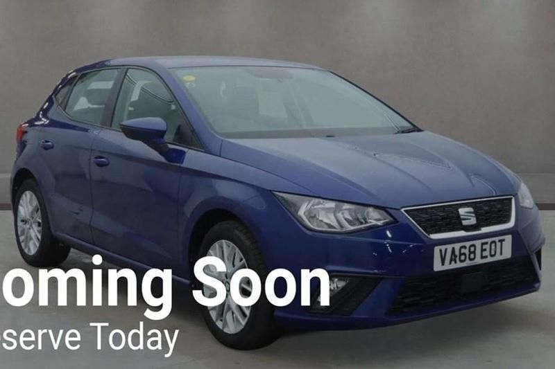Used Seat Ibiza SE Technology 80 HP (58 kW) 2019 Blue Hatchback