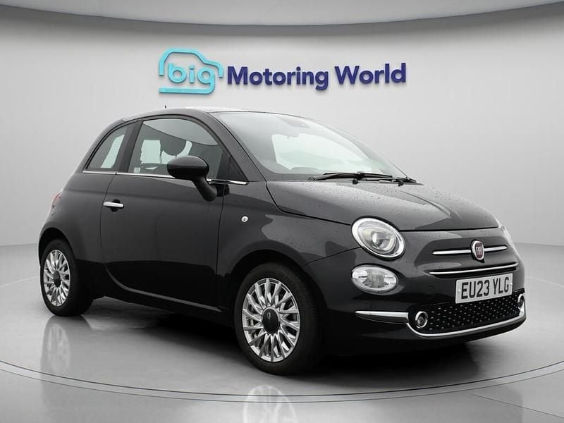 Black Used 2023 Fiat 500 S Hatchback | £8,500 (Good price) - Image 1/4