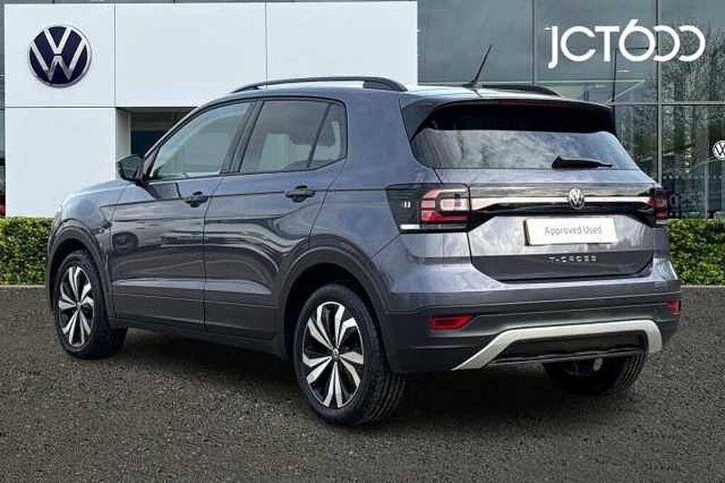 Used VW T-Cross Black Edition 95 HP (69 kW) 2022 Grey SUV