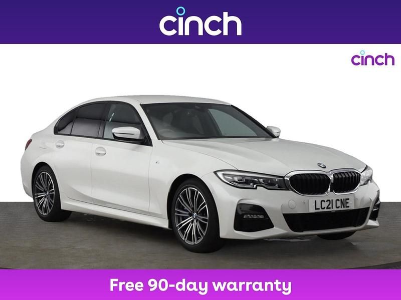 White Used 2021 BMW 330 M Sport Sedan | £25,749 (Fair price) - Image 1/3