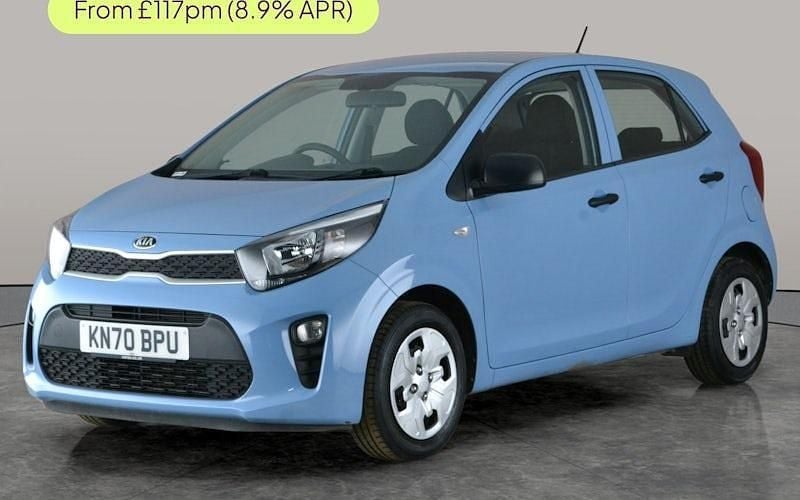 Used Kia Picanto 67 HP (49 kW) 2020 Blue Hatchback