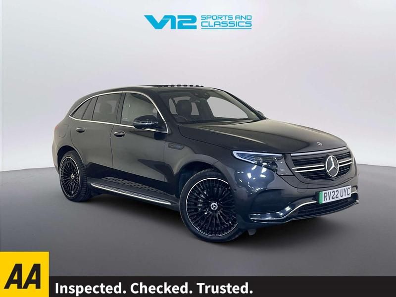 Used Mercedes EQC400 AMG line 300 kW (408 HP) 2022 Grey SUV