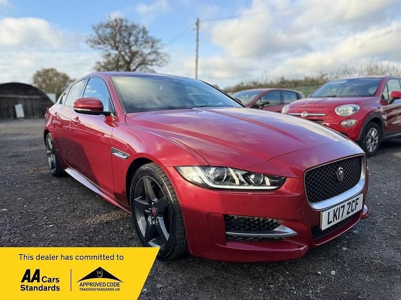 Red Used 2017 Jaguar XE R-Sport Sedan | £7,195 (Fair price) - Image 1/4