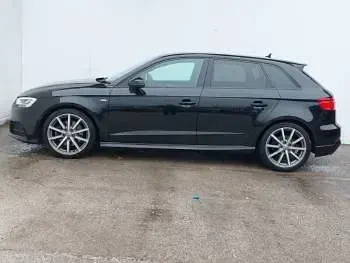 Used Audi A3 Black Edition 190 HP (139 kW) 2018 Black Sedan