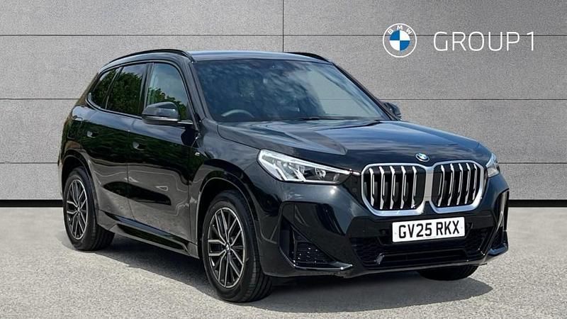 Black sapphire metallic paint Used 2025 BMW X1 M Sport SUV | £41,995 - Image 1/4