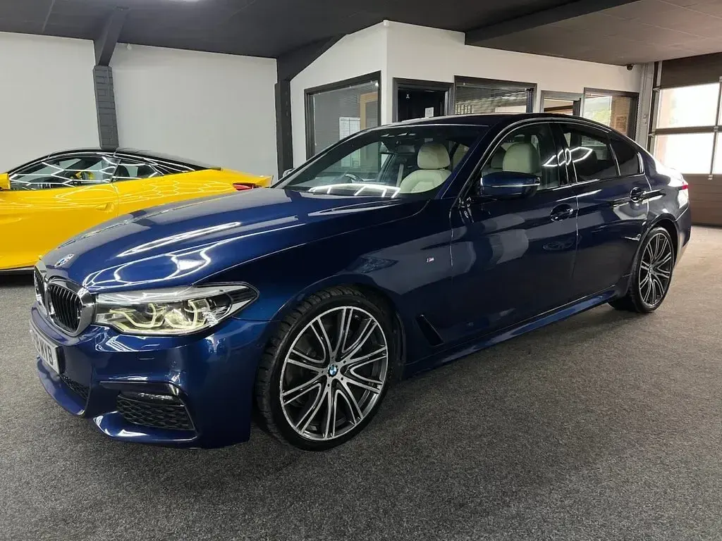 Used BMW 530 M Sport 265 HP (194 kW) 2018 Blue Sedan