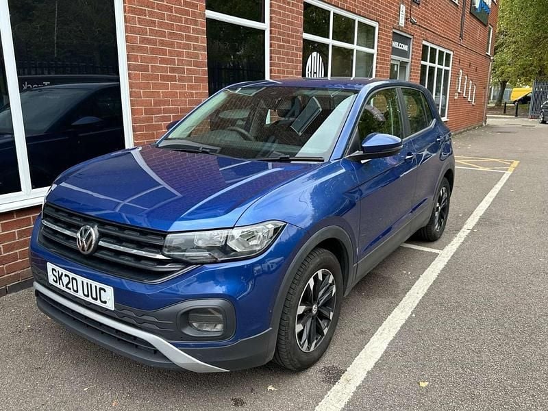 Used VW T-Cross S 95 HP (69 kW) 2020 Blue SUV