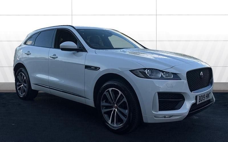 White Used 2019 Jaguar F-Pace R-Sport SUV | £19,993 (Fair price) - Image 1/4