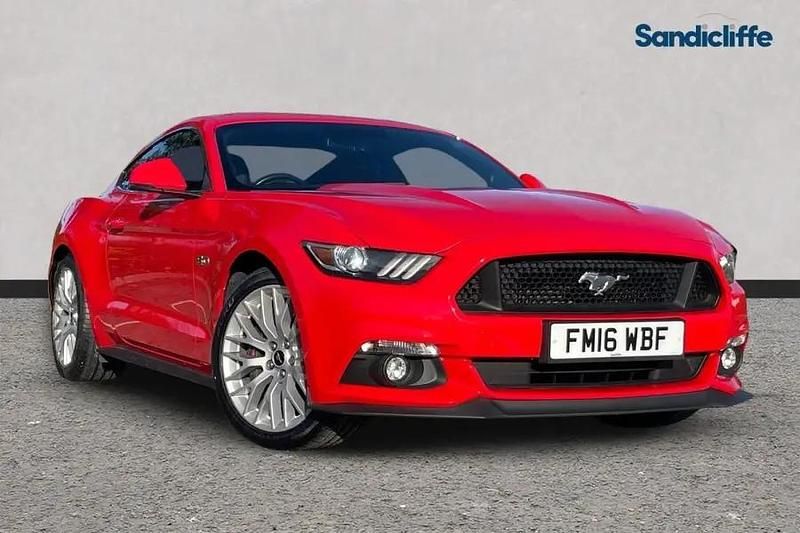 Race red (solid) Used 2016 Ford Mustang GT Fastback Coupe | £26,801 (Fair price) - Image 1/4