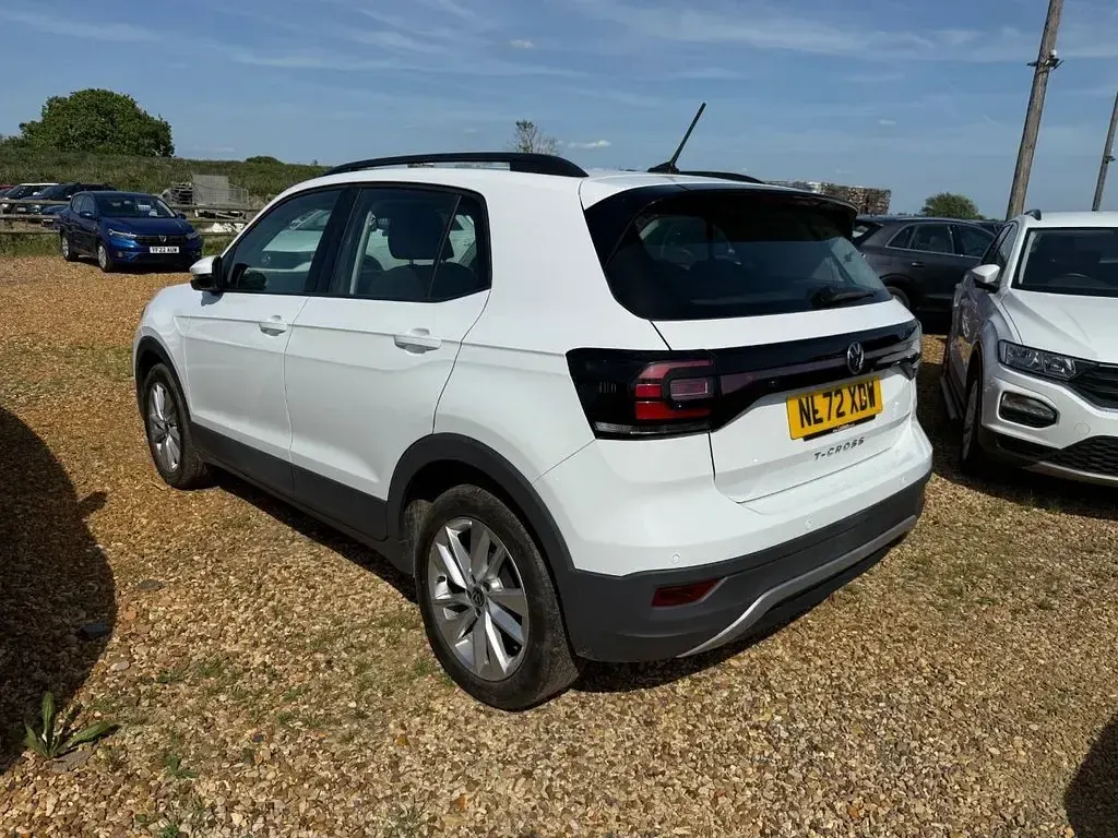 Used VW T-Cross SE 95 HP (69 kW) 2022 White SUV
