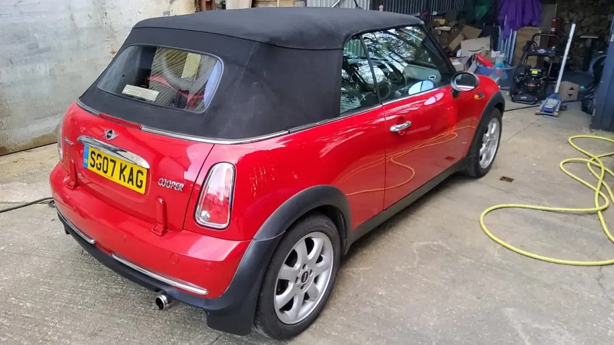 Używany Mini Cooper Cabriolet 2007 Czerwony Kabriolet