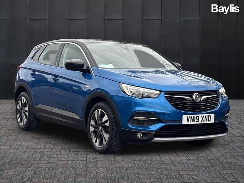 Used Vauxhall Grandland X Sport 130 HP (95 kW) 2019 Blue SUV