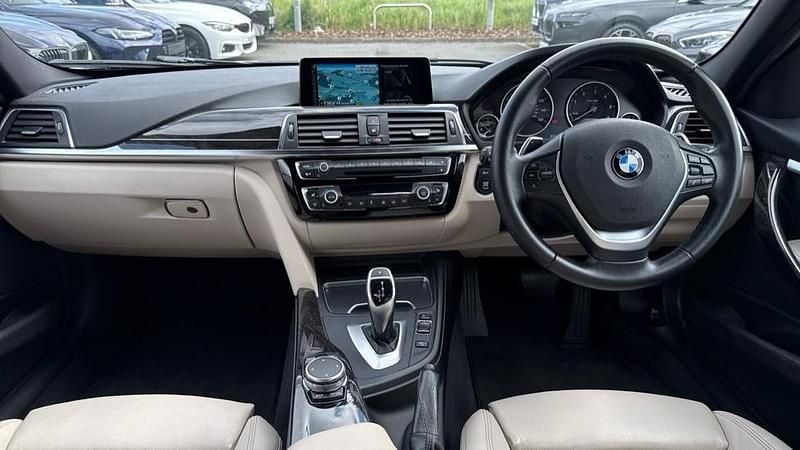 Used BMW 330 Luxury Line 258 HP (189 kW) 2015 Blue Sedan