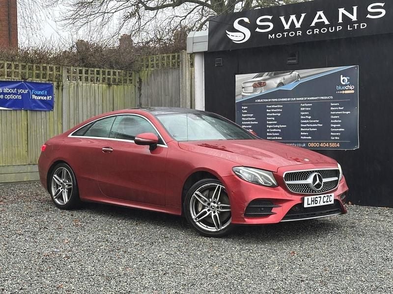 Red Used 2017 Mercedes E400 AMG Line Premium Coupe | £16,995 - Image 1/3