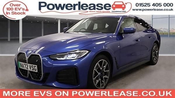 Blue Used 2022 BMW i4 M Sport Sedan | £22,944 (Fair price) - Image 1/4