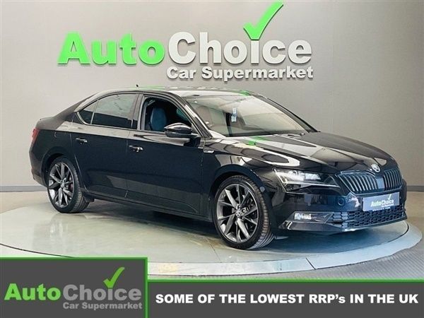 Black Used 2018 Skoda Superb SportLine Hatchback | £11,985 (Fair price) - Image 1/2