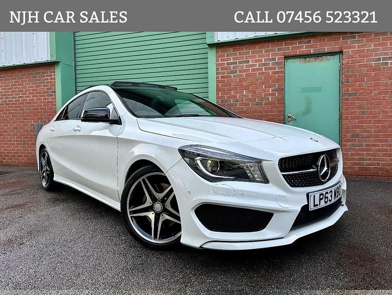 White Used 2013 Mercedes CLA220 AMG Sedan | £11,495 (Fair price) - Image 1/4