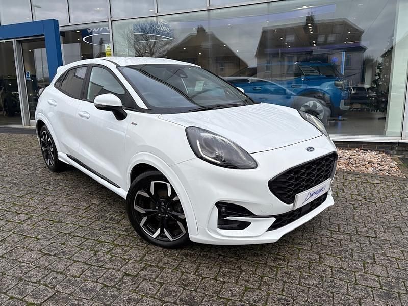 White Used 2021 Ford Puma ST-Line X Hatchback | £12,690 (Fair price) - Image 1/4