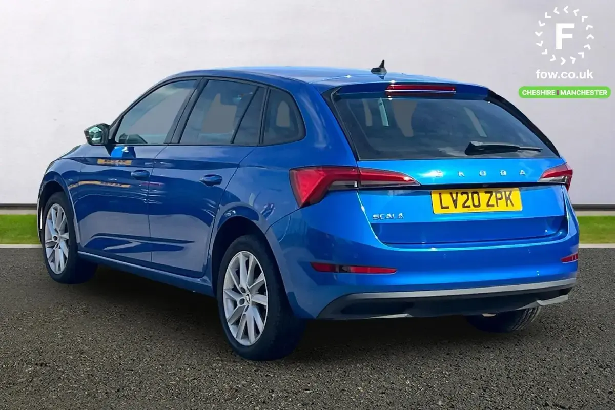 Used Skoda Scala SE L 116 HP (85 kW) 2020 Blue Hatchback