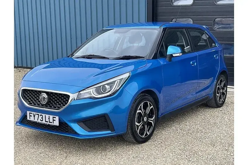 Used MG MG3 Excite 106 HP (77 kW) 2023 Blue Hatchback