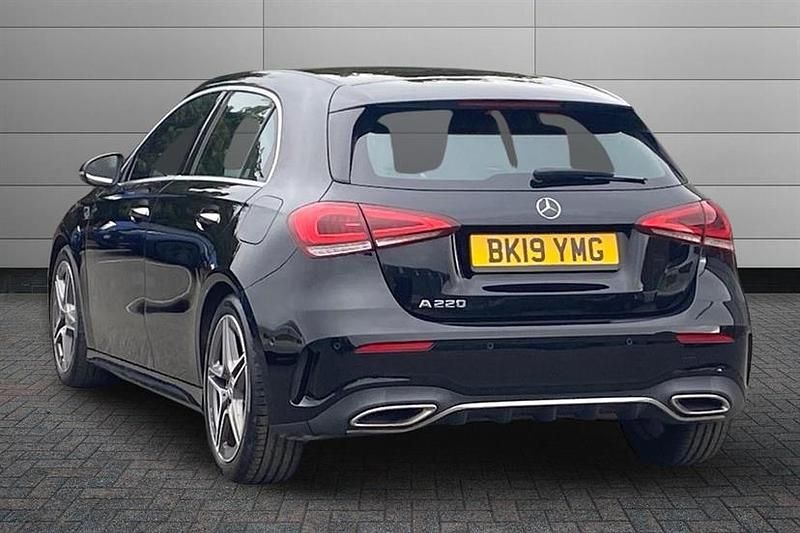 Used Mercedes A220 AMG Line Premium Plus 190 HP (139 kW) 2019 Black Hatchback