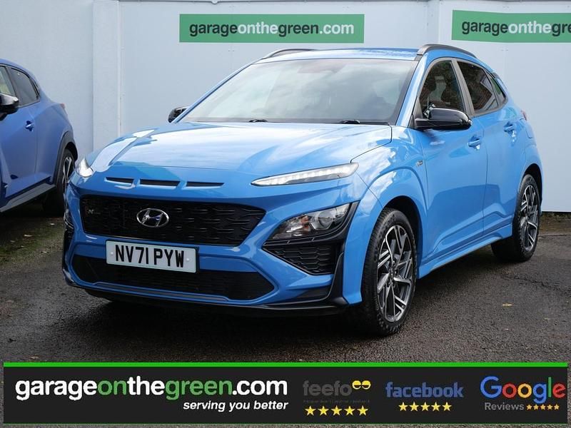 Blue Used 2022 Hyundai Kona N Line SUV | £14,995 (Fair price) - Image 1/4