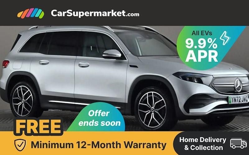 Silver Used 2022 Mercedes EQB300 AMG Line Premium SUV | £25,197 (Fair price) - Image 1/3